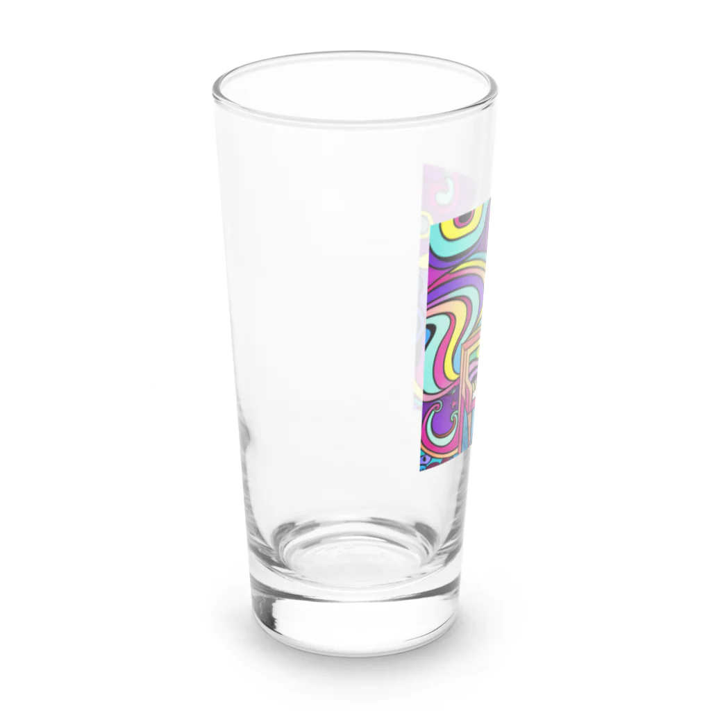 stugio_kの鮮やかなピアノ柄 Long Sized Water Glass :left