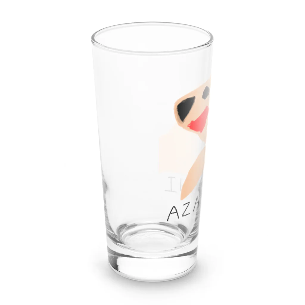 animaltennensuiの息子が描きそうなシリーズ:アザラシ Long Sized Water Glass :left