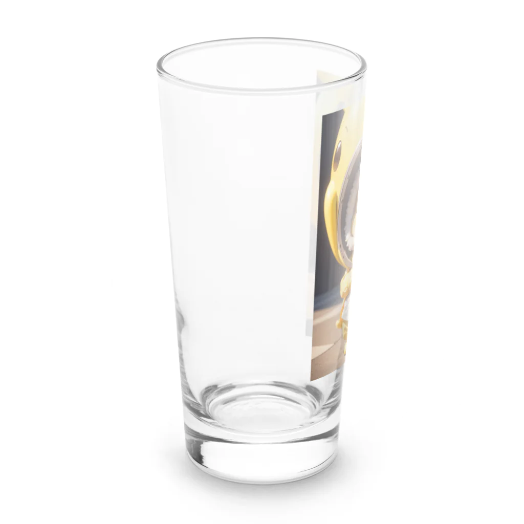 しばけんちゃんのイエローベビー💓可愛いはじめました💓 Long Sized Water Glass :left