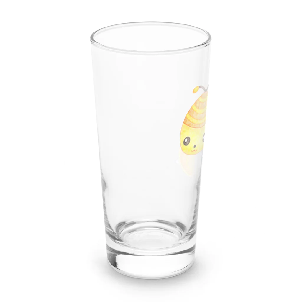 satoayaのアニマルカフェのフードアニマル　ホットケーキ蜂 Long Sized Water Glass :left