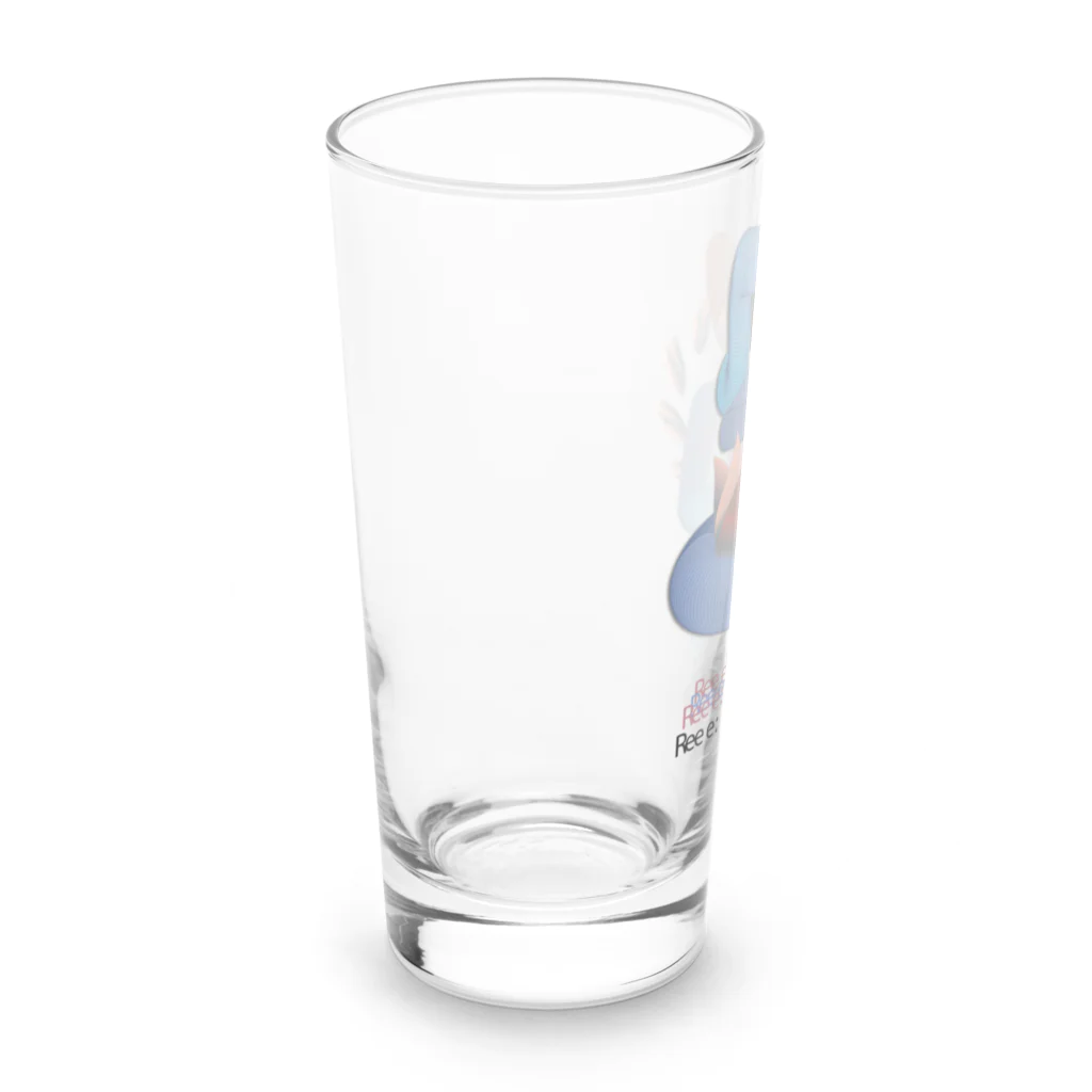 Mouseyのテックブルー　地球Re：海 Long Sized Water Glass :left