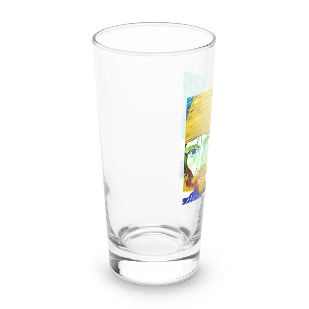 ラクダッピーのカードコバーン　ゴッホの世界へ Long Sized Water Glass :left