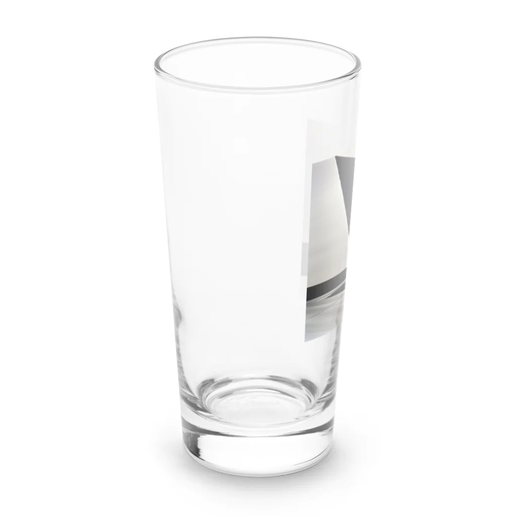 ラクダッピーのゲルハルトリヒター風　モノクロの世界 Long Sized Water Glass :left