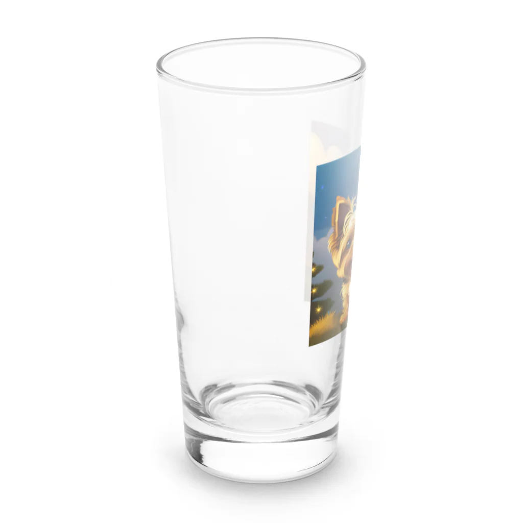 milkCocoa❤️の可愛いヨークシャーテリアのアイテム Long Sized Water Glass :left