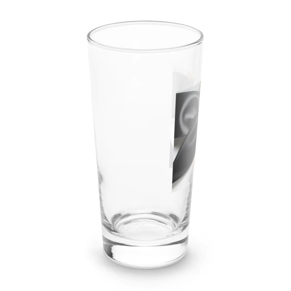 Yumiminのブラックリボン Long Sized Water Glass :left