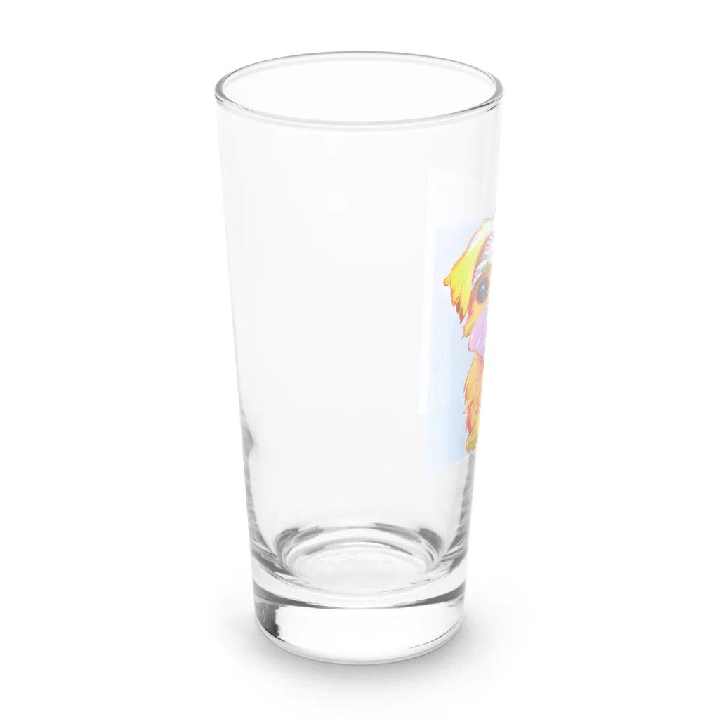 dogcatanimalの可愛いマルチーズグッズ Long Sized Water Glass :left