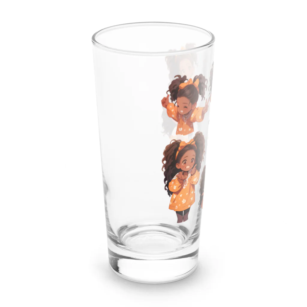 GratitudeGlow Globalのかわいいgirl Long Sized Water Glass :left