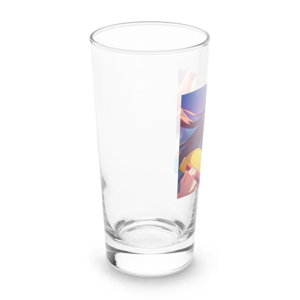 🎨デザイン宮殿🛍️の戦う乙女 Long Sized Water Glass :left