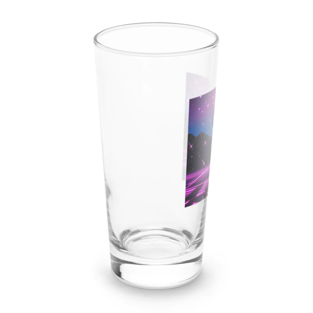 ちょいこげぐらたんの【デジタルムーン】 Long Sized Water Glass :left