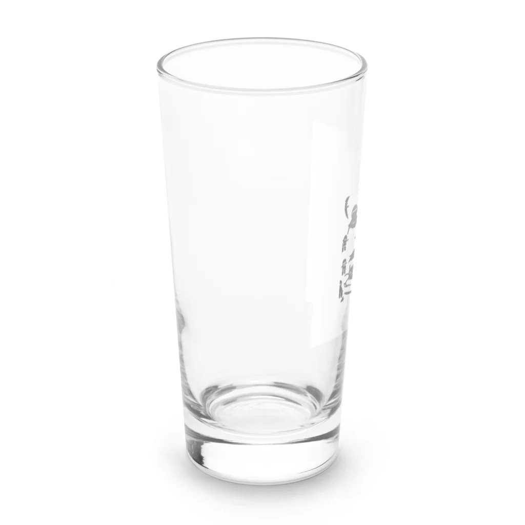 忍者のシンプルな忍者のイラストが入ったグッズ Long Sized Water Glass :left