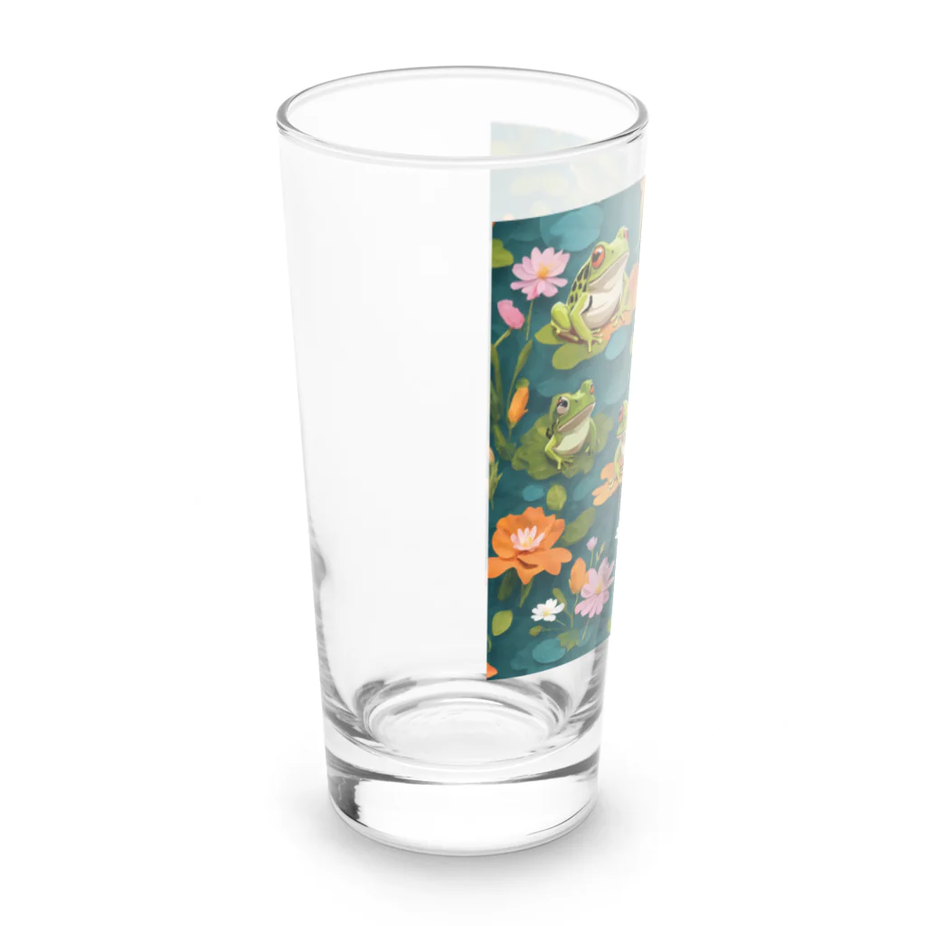 sagimoriのカエルアート Long Sized Water Glass :left