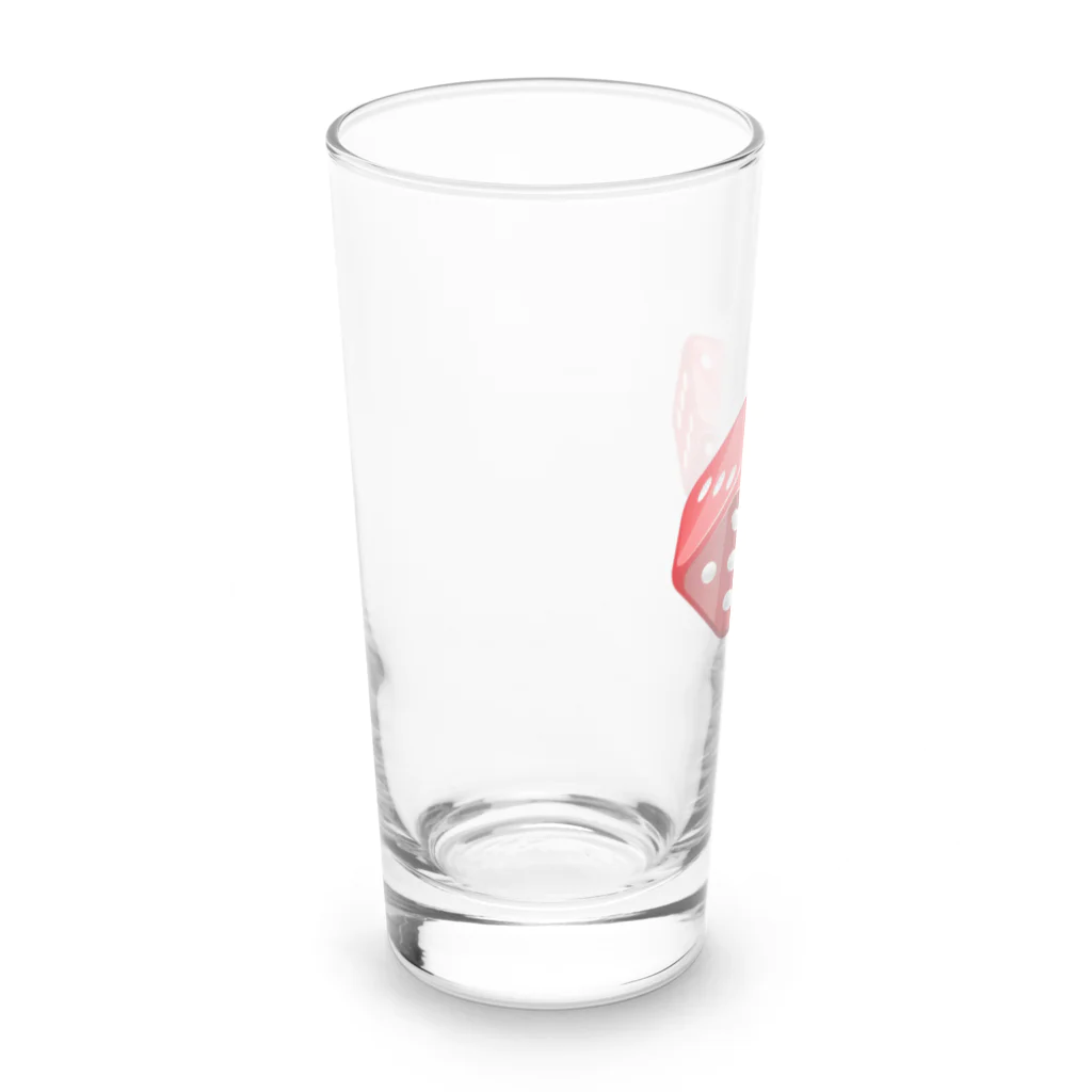 COOL&SIMPLEのRed Dice Long Sized Water Glass :left