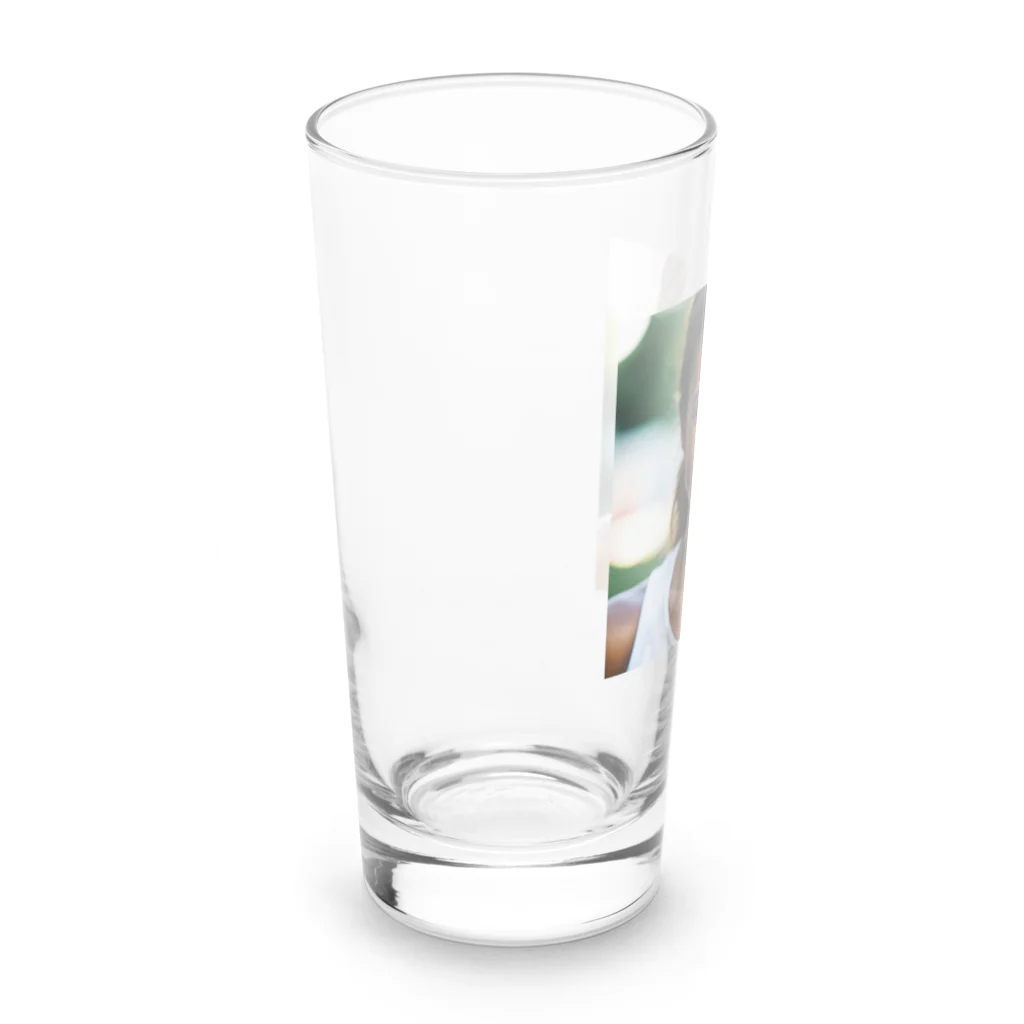 Stylishのアスリートウーマン Long Sized Water Glass :left