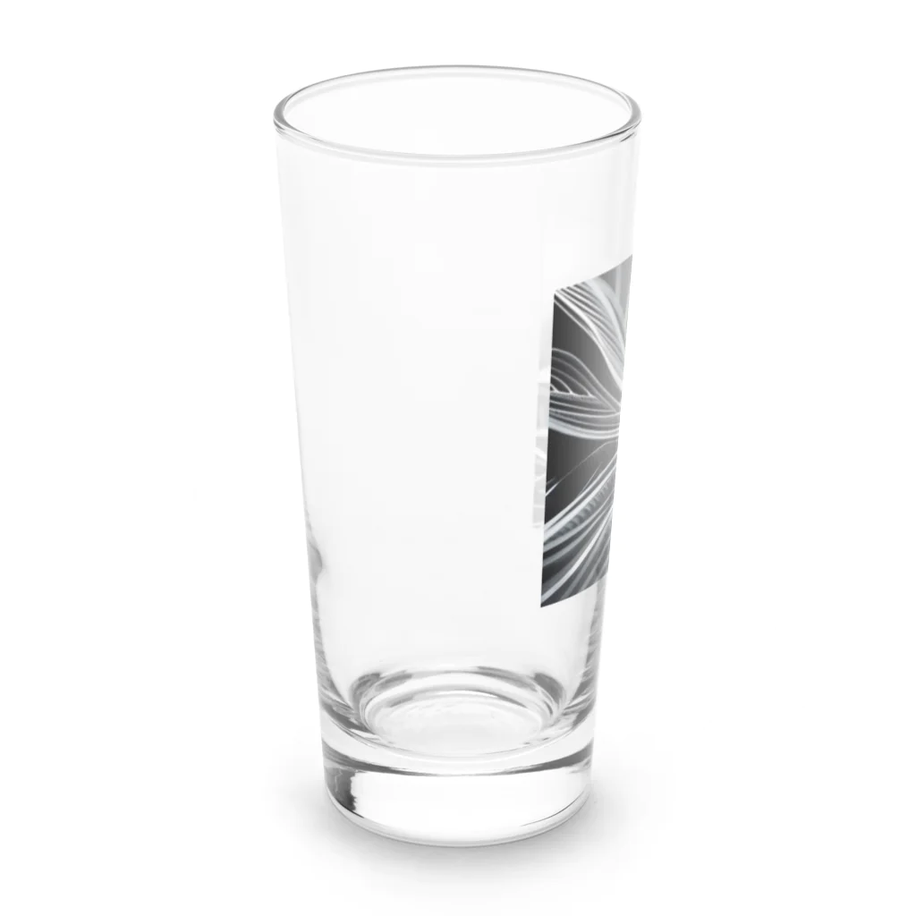  Neo Nature Threads（ネオ ネイチャー スレッズ）のモノクロフラワー Long Sized Water Glass :left