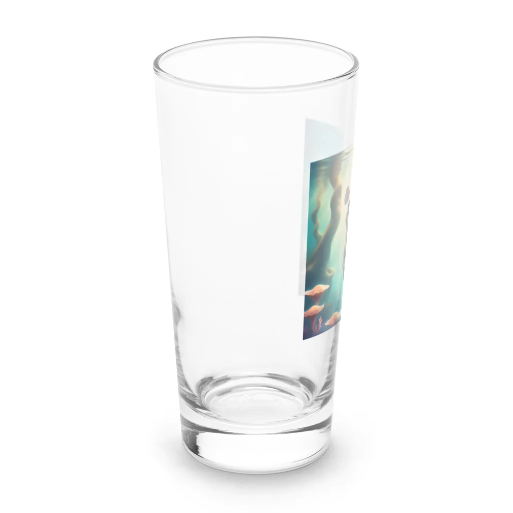 ノアマイケルのかわいい！！かわうそのグッズです。 Long Sized Water Glass :left