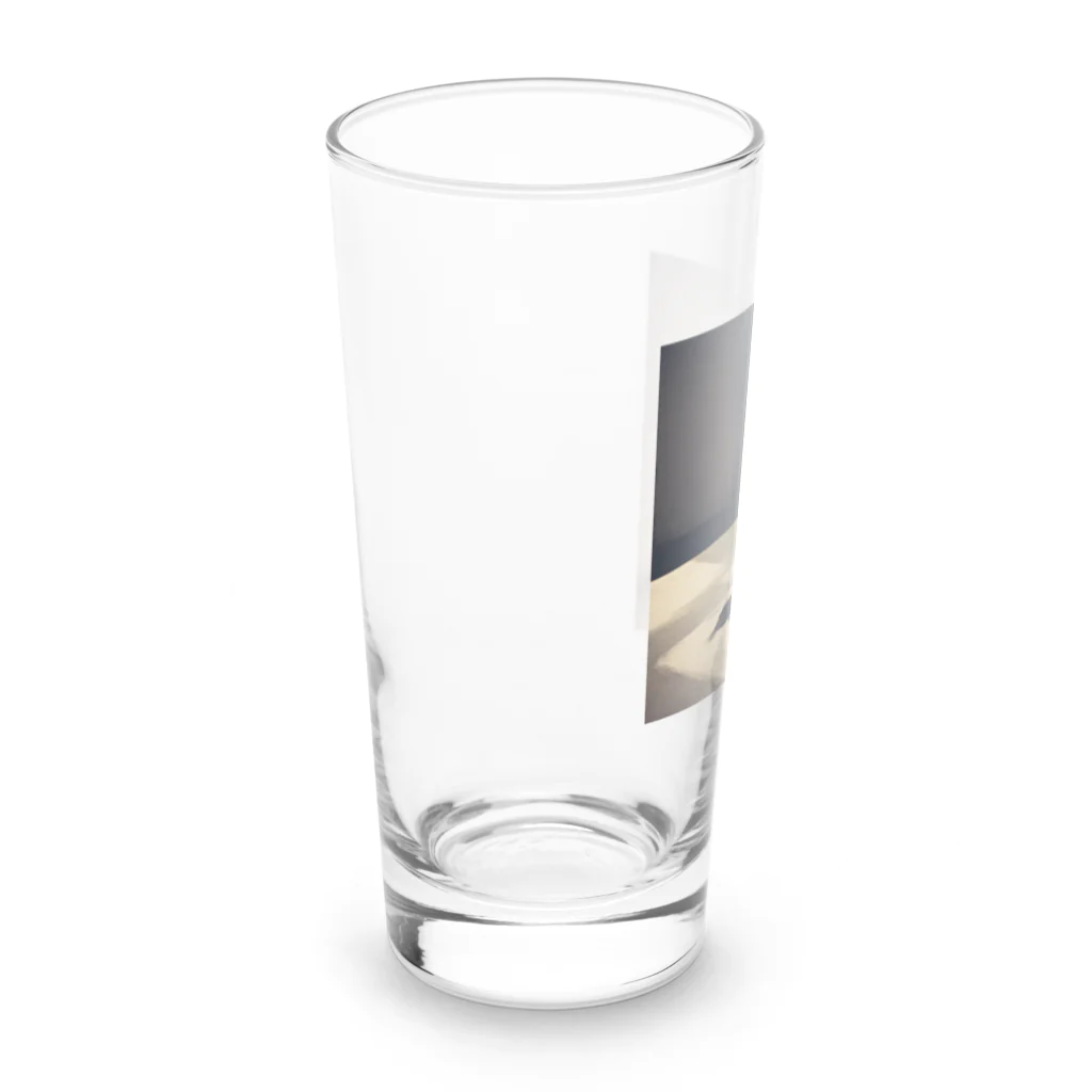 てんてんの綺麗な女性の影グッズ Long Sized Water Glass :left