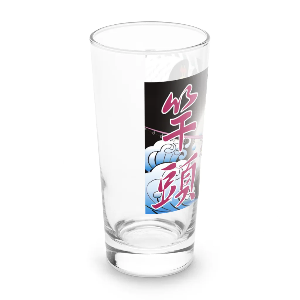 🐟釣りステッカーの明光社🐟の竿頭 Long Sized Water Glass :left