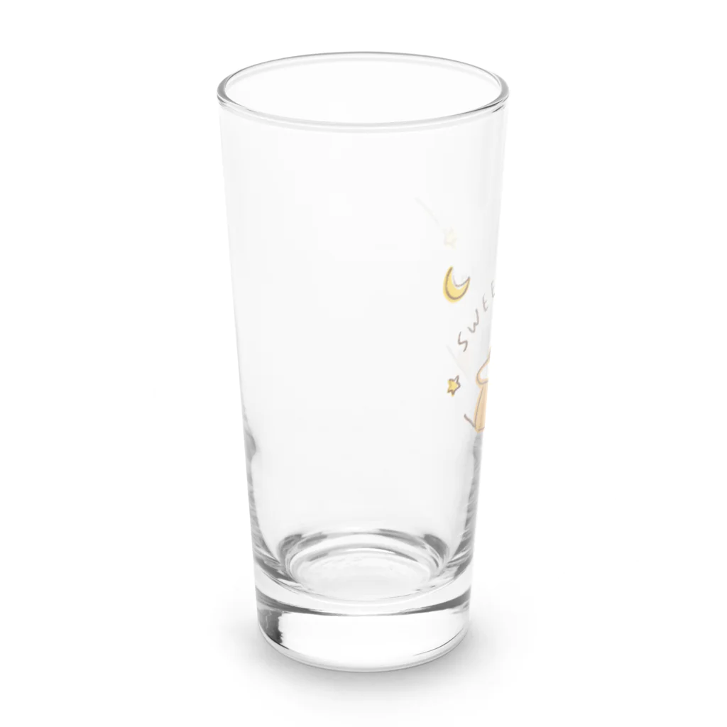 kiki25のおやすみコーギー(良い夢を　ナイトウェア) Long Sized Water Glass :left