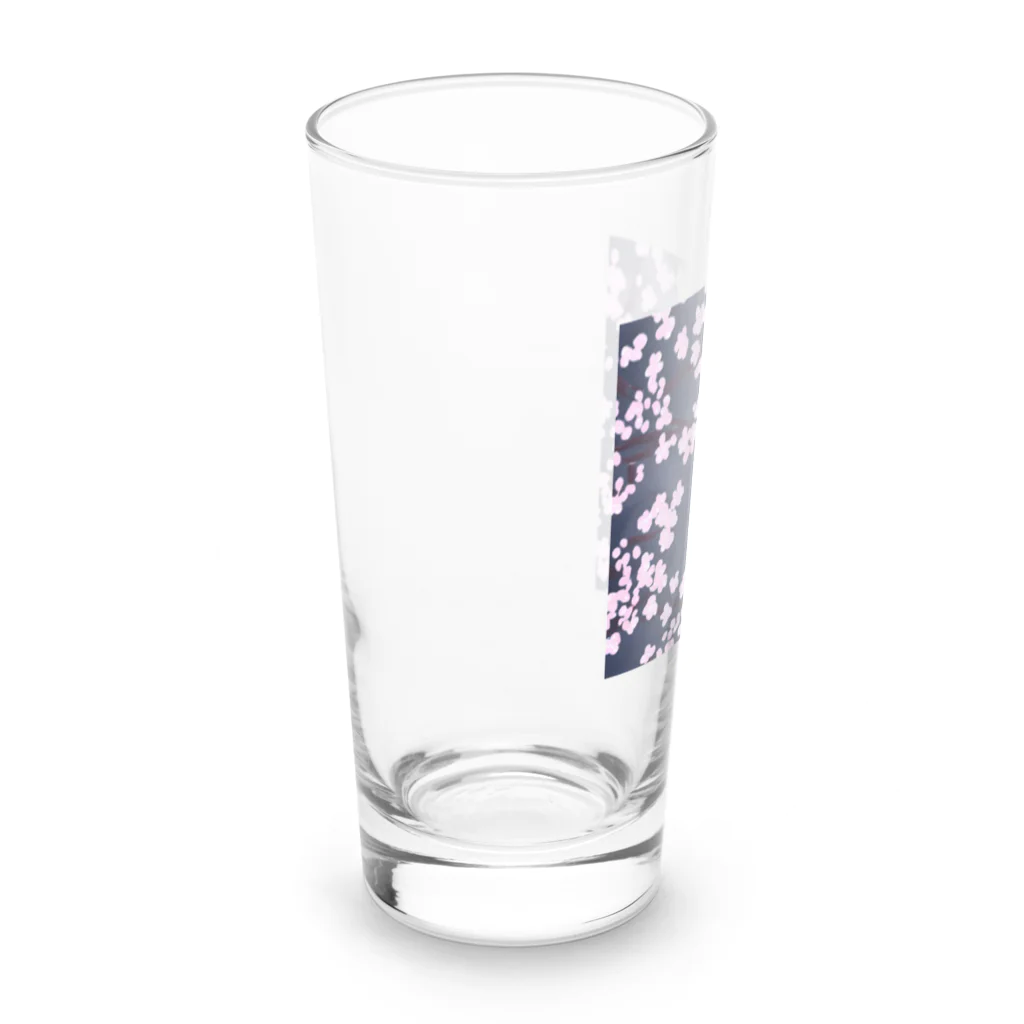 raran06の夜桜 Long Sized Water Glass :left