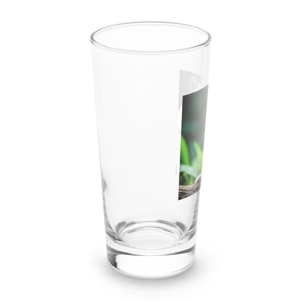 ショップルのホワイトタイガー グッズ プレミアムコレクション Long Sized Water Glass :left