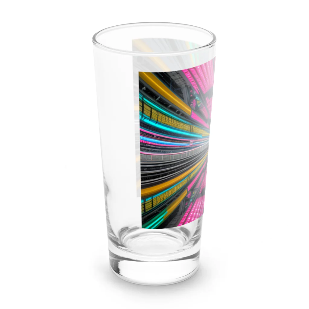 でおきしりぼ子の実験室のNeoTokyoは午後の8時〜L Long Sized Water Glass :left