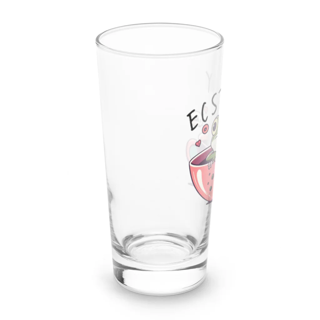 ピヨ爺の副業のほっとひとかえる = げこたろう = Long Sized Water Glass :left