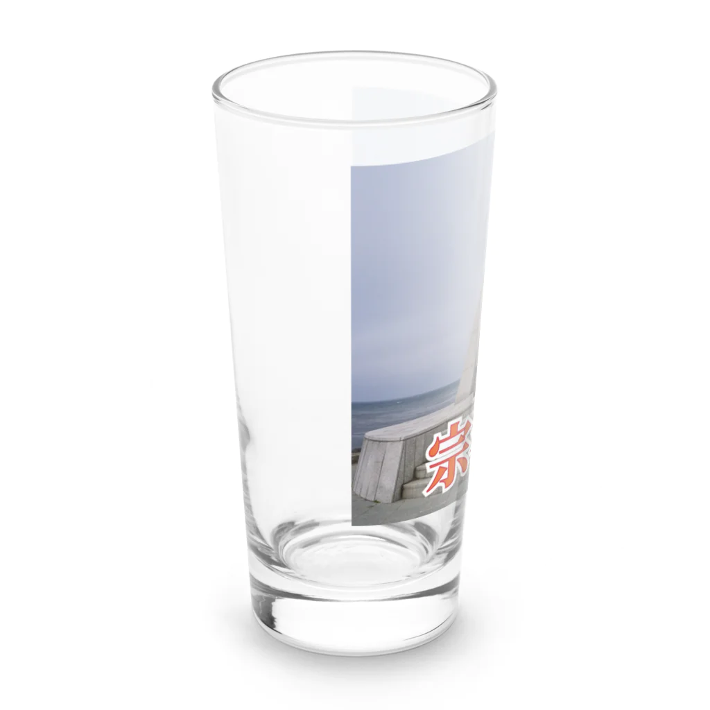 wataru-ingの宗谷岬モニュメント Long Sized Water Glass :left