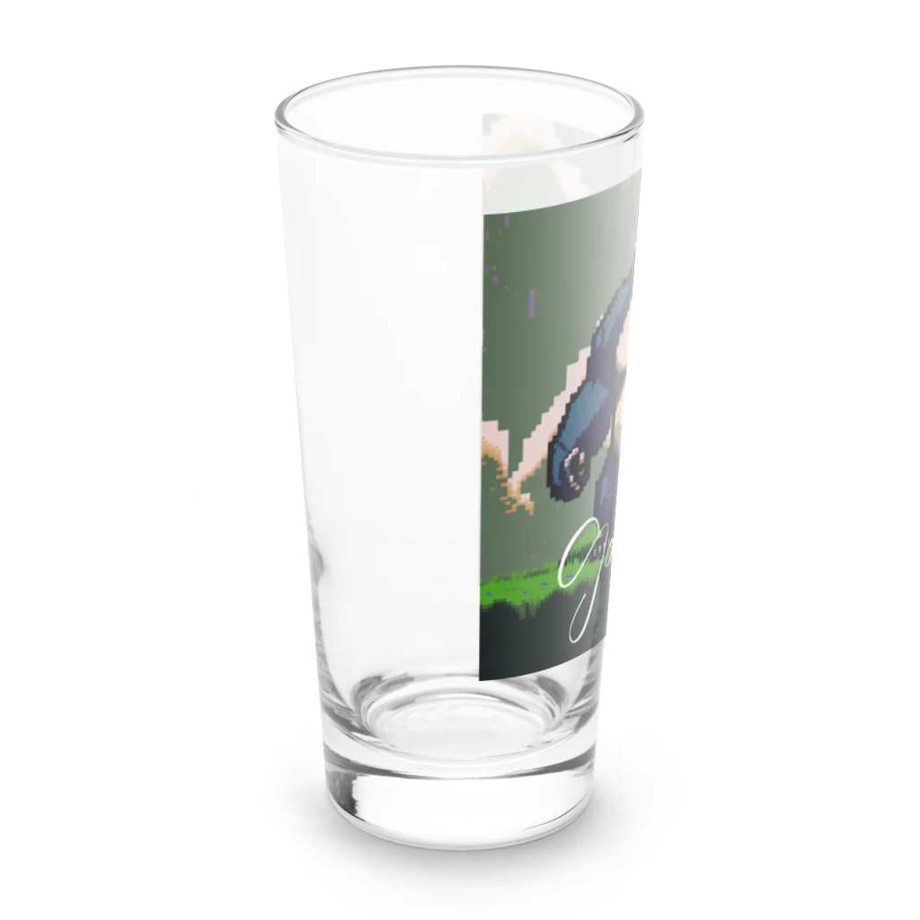 朱音琴音のドット絵のゴリラ Long Sized Water Glass :left