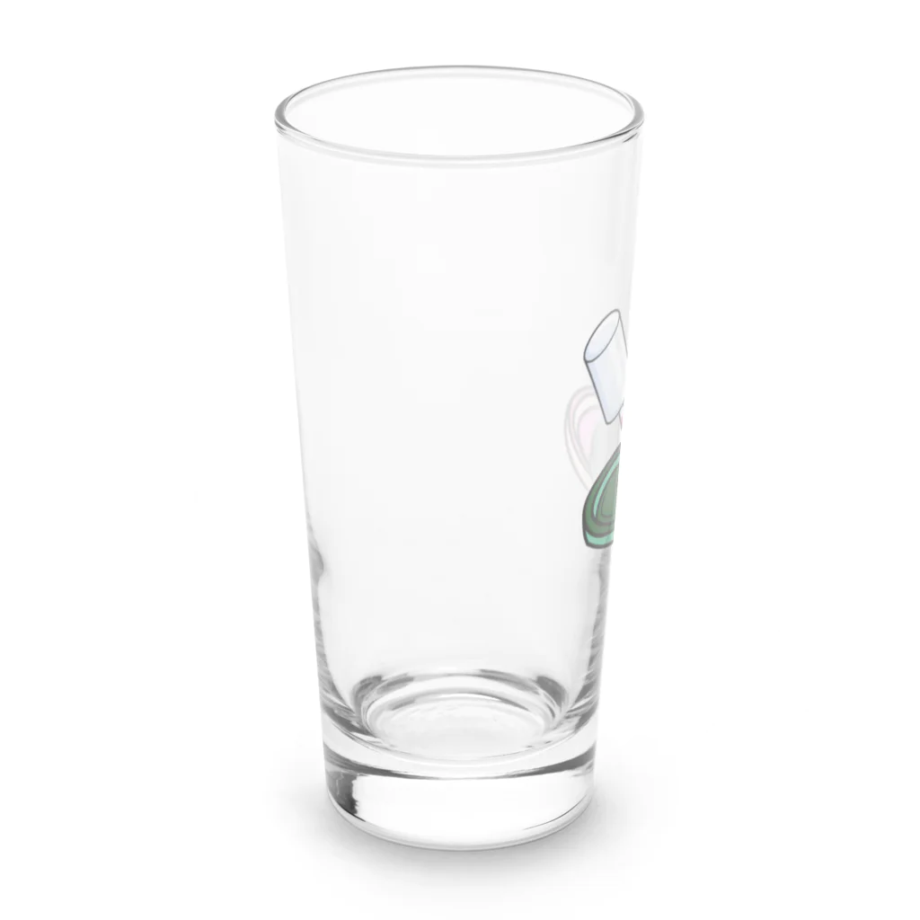 ＴＡＫＡＹＯＫＡＴＴＡのボタンの糸が取れそうな時はマニキュアを塗れば良い Long Sized Water Glass :left