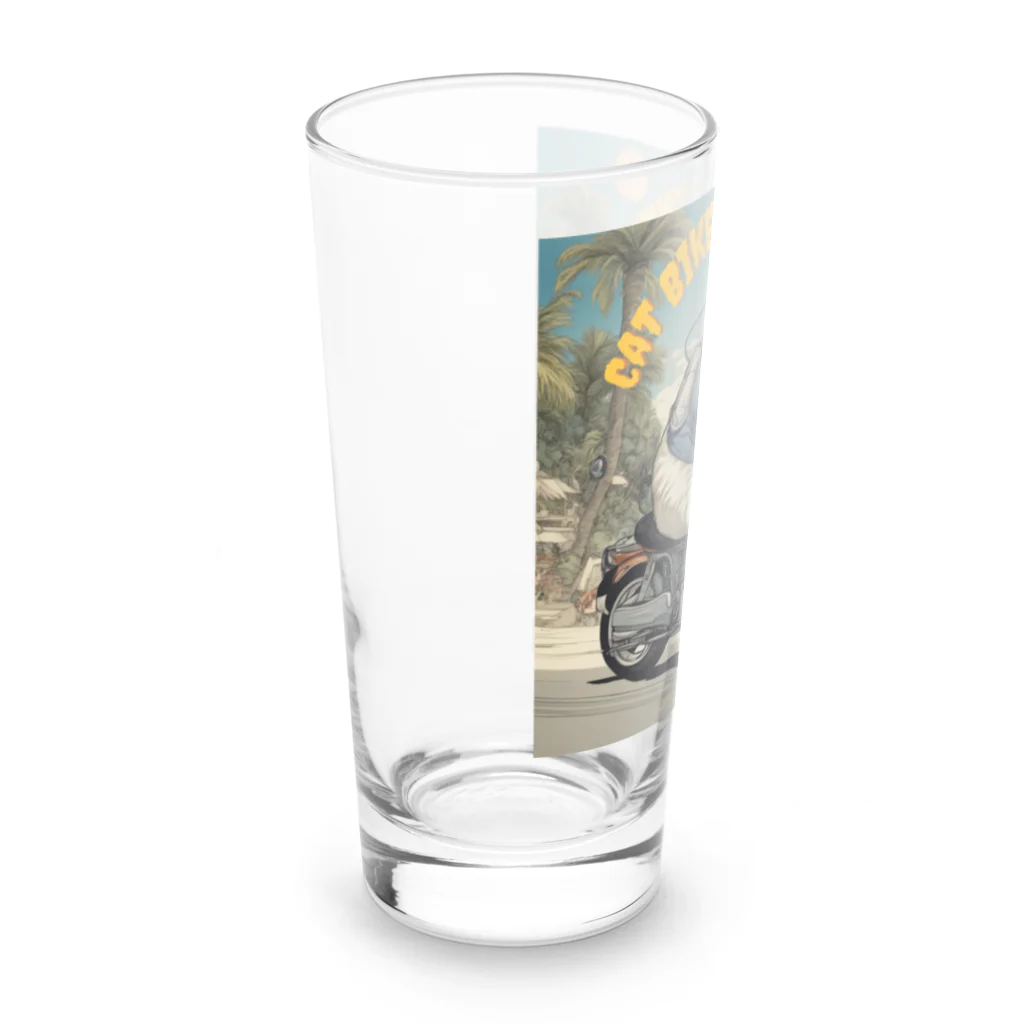 NECOSUIのキャットバイカー Long Sized Water Glass :left