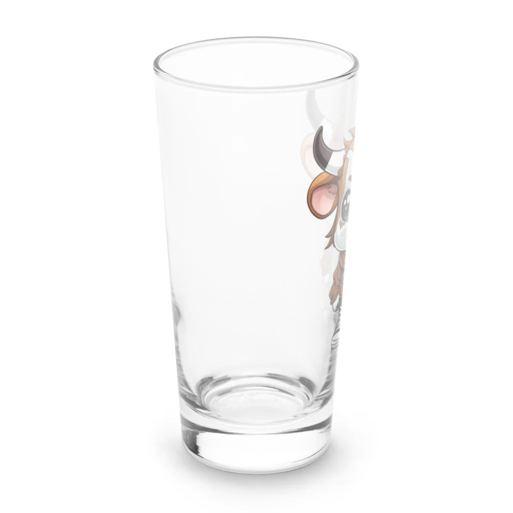 Vasetti_pressのスニーカーを履いた牛 Long Sized Water Glass :left