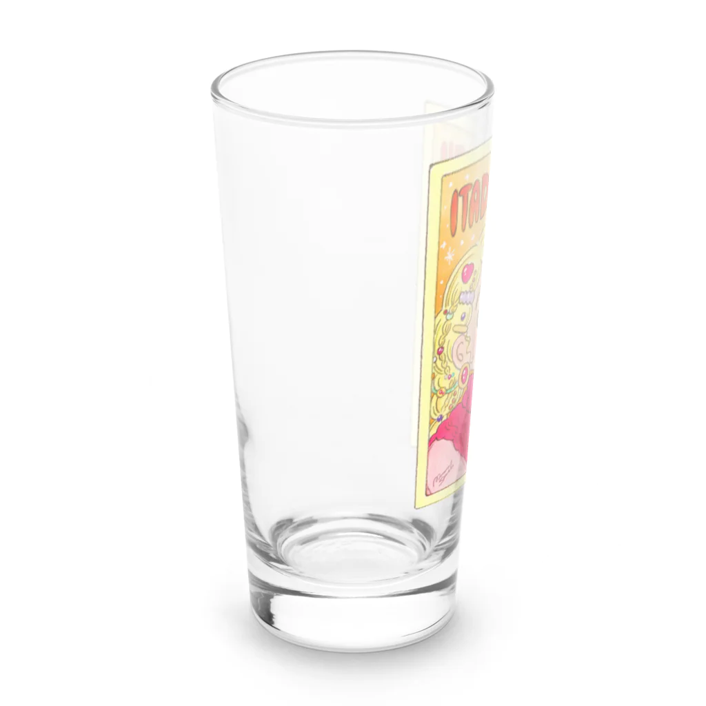 MomomosparkleのHamburgerタイム！ Long Sized Water Glass :left