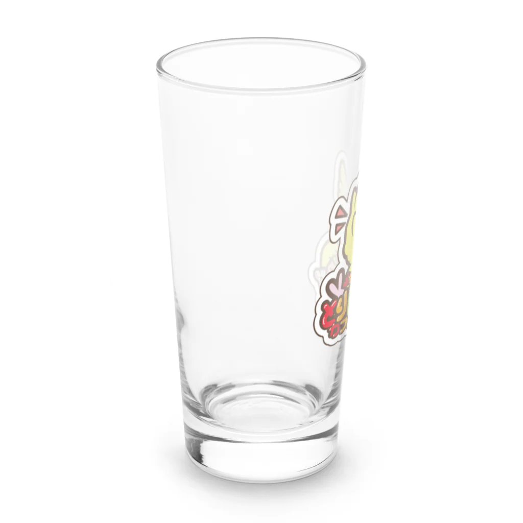 とりカフェBirdcageのバードケージオリジナルグッズ Long Sized Water Glass :left