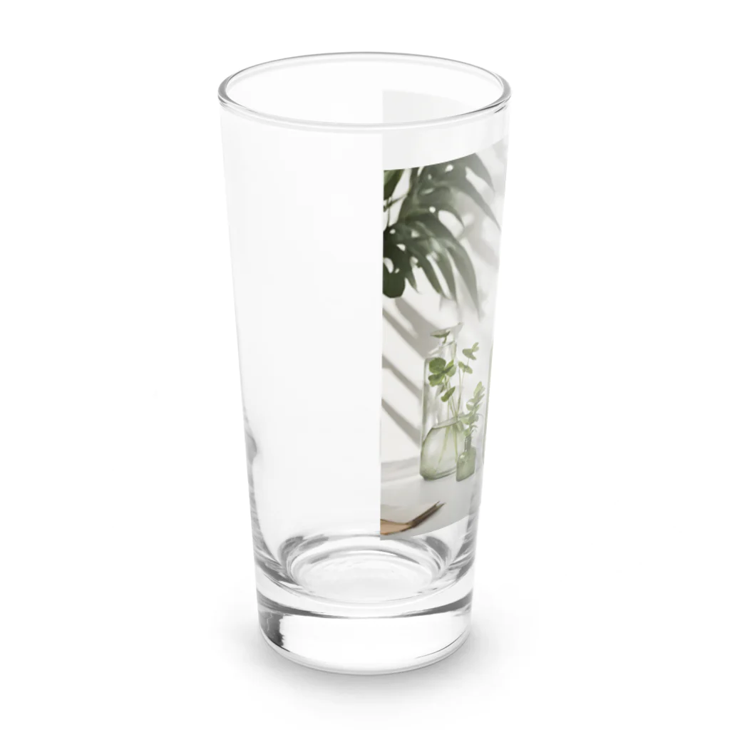 すまいるのおしゃれ植物グッズ Long Sized Water Glass :left