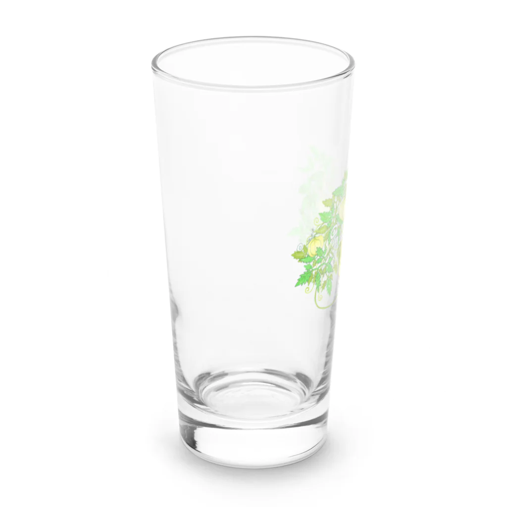 【コザクラインコ】オピーチョのお店の9月のオピーチョ【コザクラインコ】 Long Sized Water Glass :left