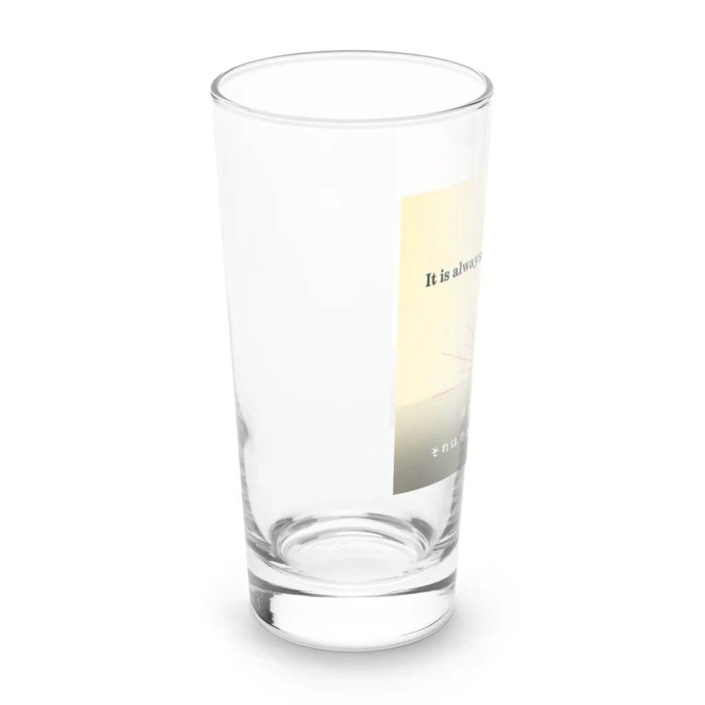 JHOPEの明けない夜はない Long Sized Water Glass :left