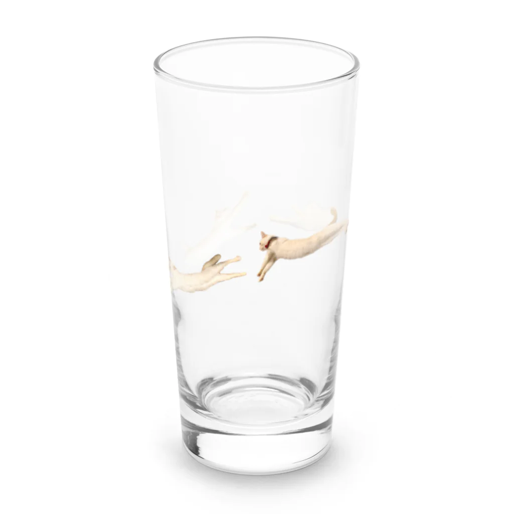 白玉ちゃんのおみせの白玉つなぎ Long Sized Water Glass :left