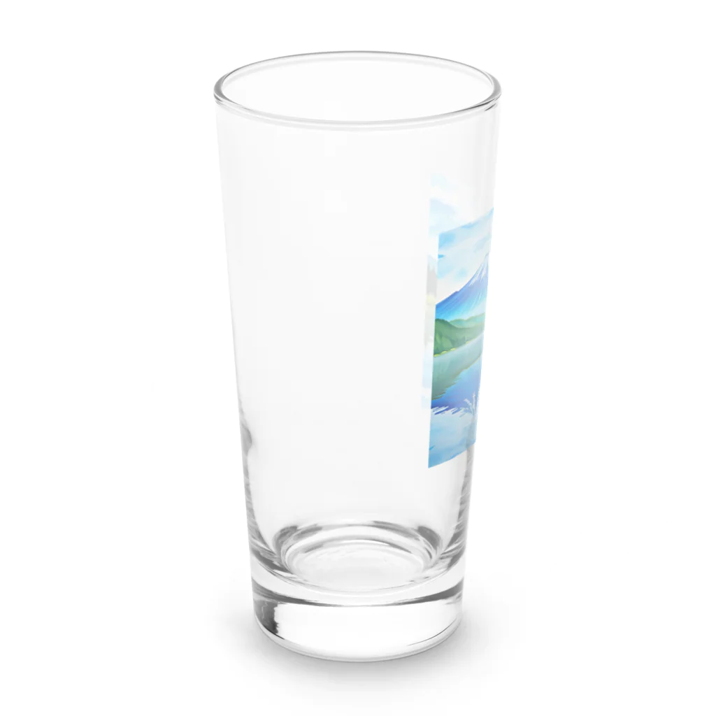 ようこそ　taitaitaro shop への山中湖からの富士 Long Sized Water Glass :left