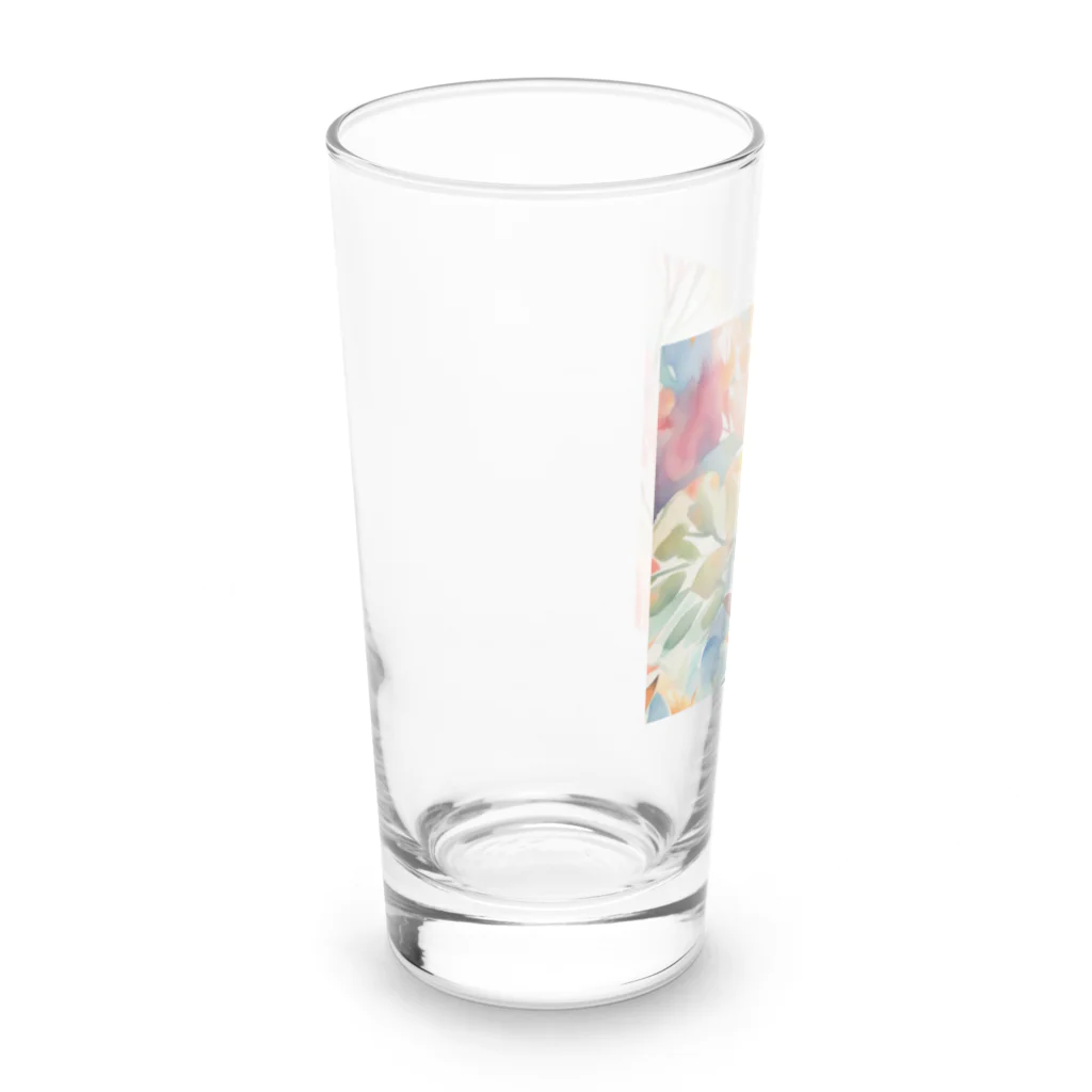 Kagarinのフラワー Long Sized Water Glass :left