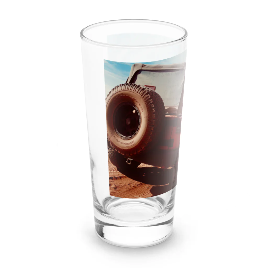 SexyJeepのモアブコレクション　ホワイトリム02 Long Sized Water Glass :left