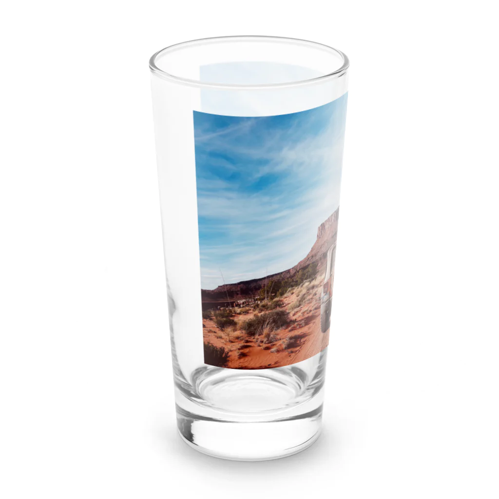 SexyJeepのモアブコレクション　ホワイトリム17 Long Sized Water Glass :left