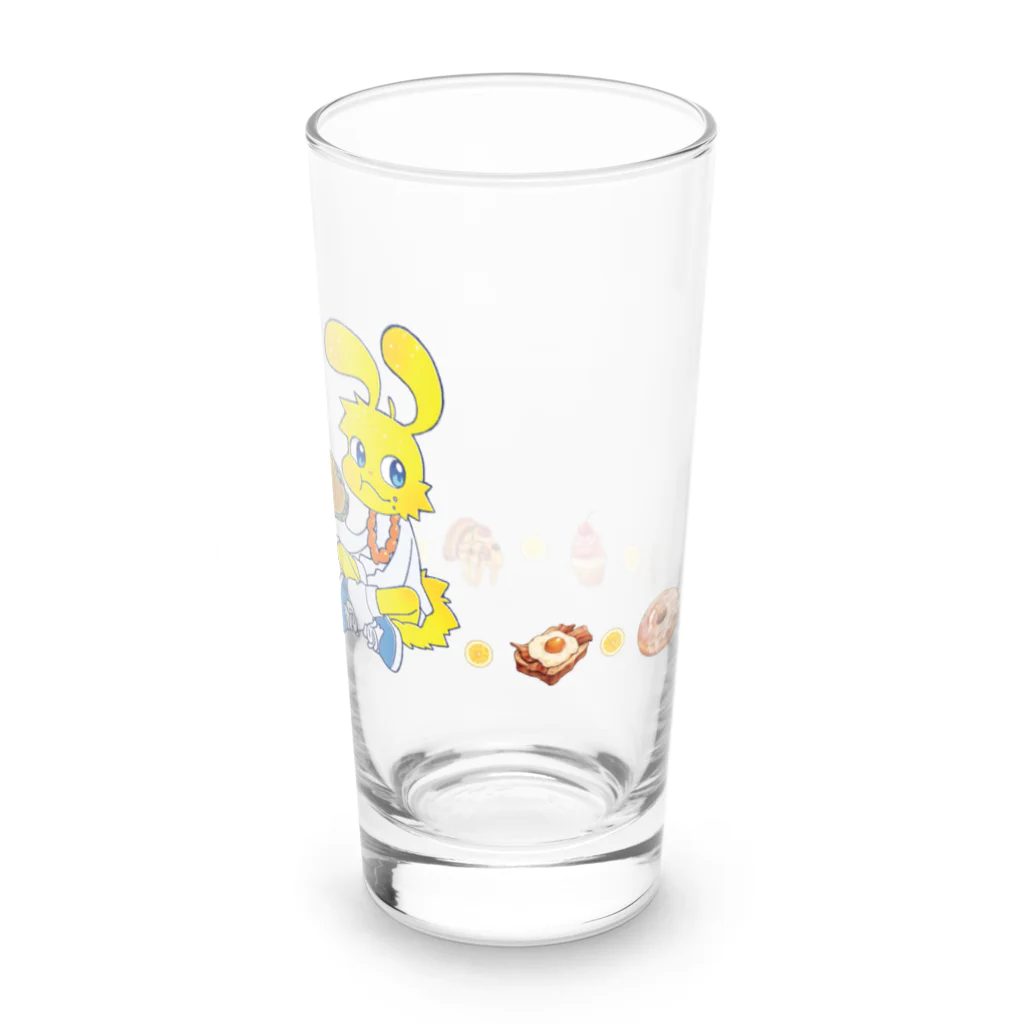 ずみのまんぷくレモンくん/ロンググラス Long Sized Water Glass :left