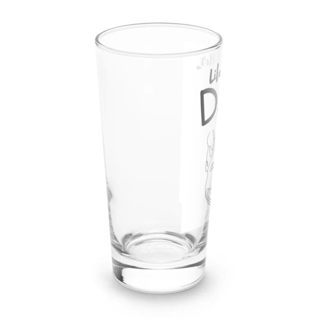 CHARONの犬との暮らし Long Sized Water Glass :left