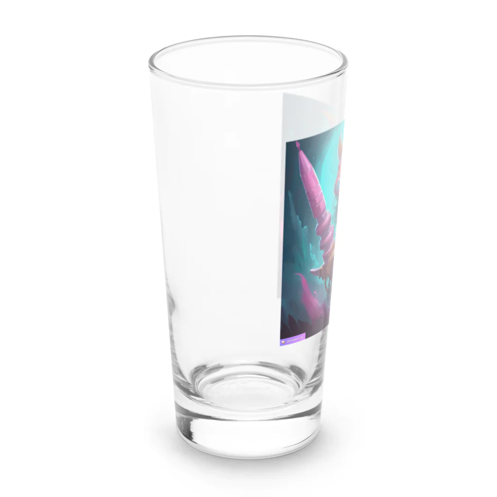 AI.comのAIびじょモンアート Long Sized Water Glass :left