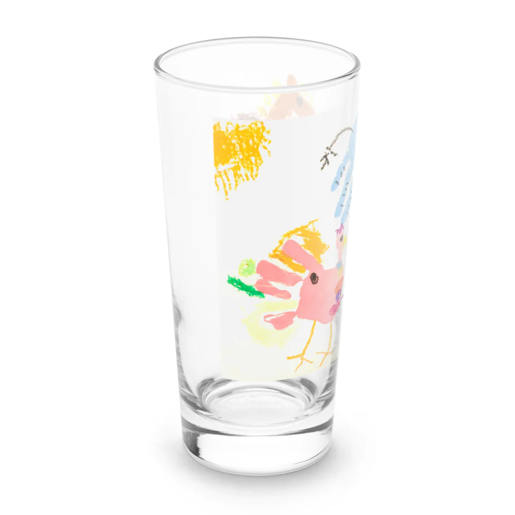 おててのどうぶつえんのおててのどうぶつえん Long Sized Water Glass :left