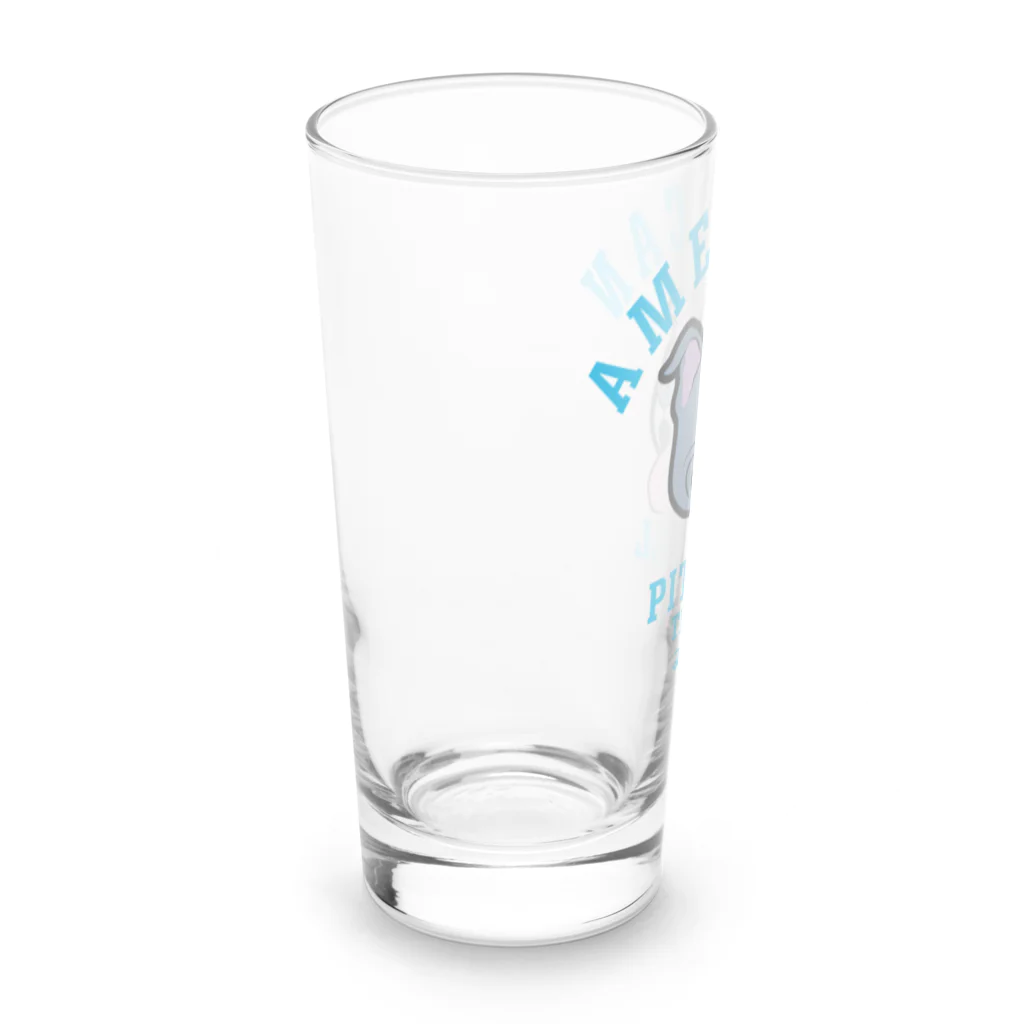 LONESOME TYPE ススのLove❤️Dogs（アメリカンピットブルテリア・青鼻） Long Sized Water Glass :left