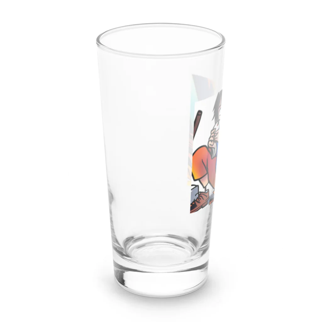 Ryuu_0925のキュートなキャラクターたちの冒険 Long Sized Water Glass :left