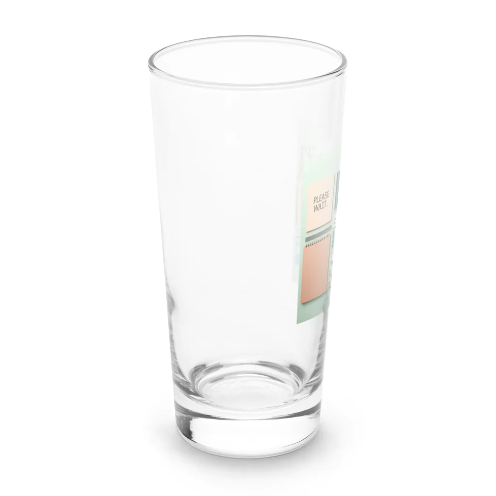 Lock-onの文房具大好き❤緑色01 Long Sized Water Glass :left