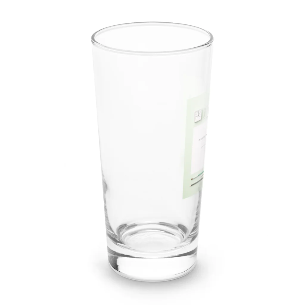 Lock-onの文房具大好き❤緑色02 Long Sized Water Glass :left