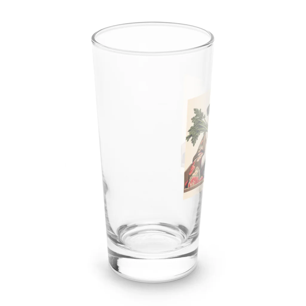sa_ttyonnのにんじんを持つ パグ Long Sized Water Glass :left